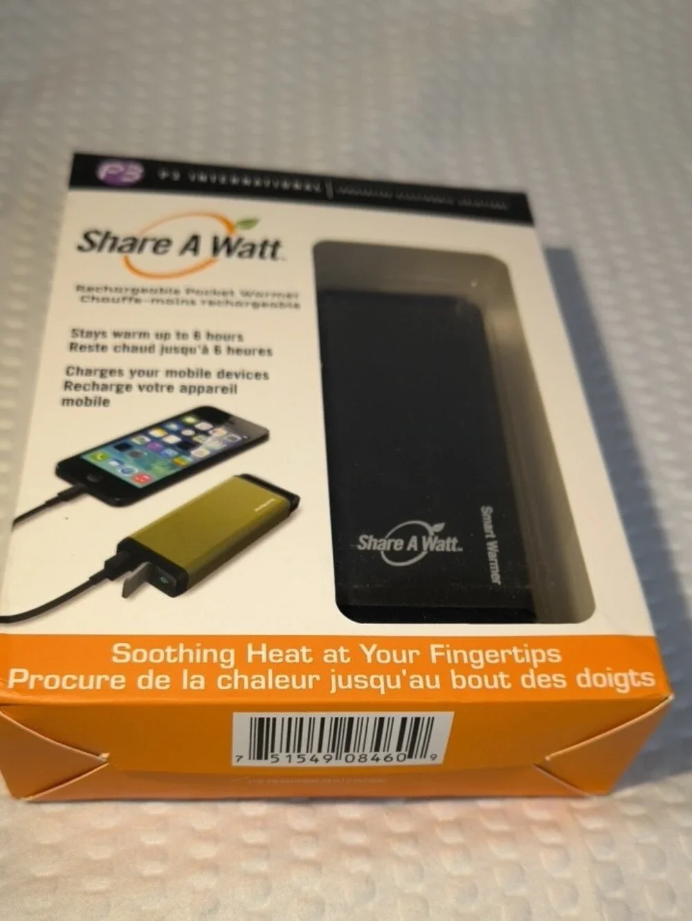 Rechargeable Pocket Warmer & Phone Charger